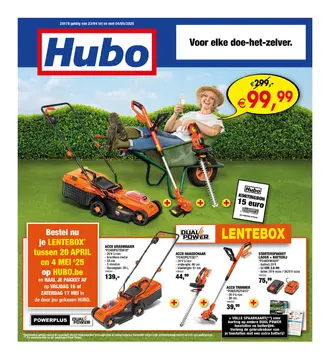 Hubo folder voorblad