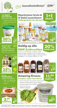 G&W GezondheidsWinkel folder voorblad