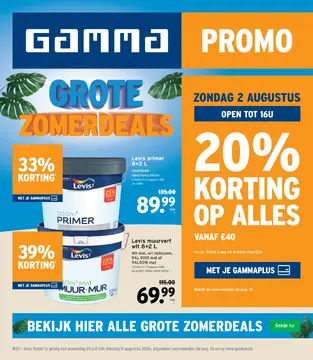 GAMMA folder voorblad