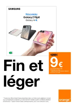 Orange couverture de brochure