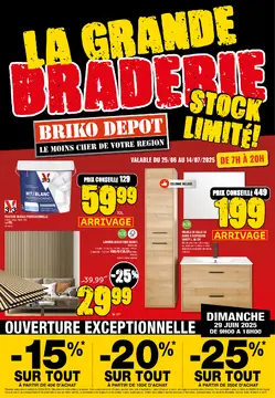 Briko Depot folder voorblad