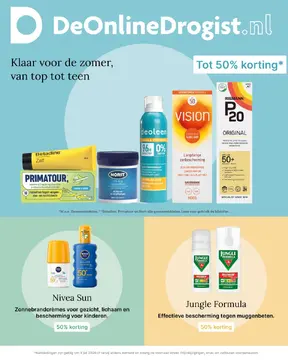 De Online Drogist folder voorblad