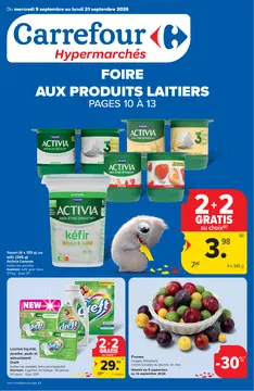 Carrefour couverture de brochure
