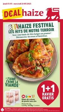 Delhaize couverture de brochure