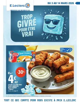 E.Leclerc couverture de brochure