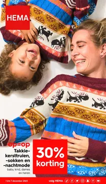 HEMA folder voorblad