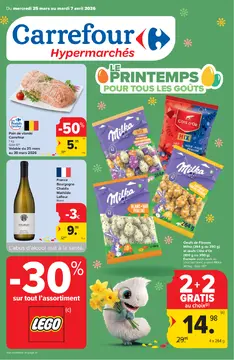 Carrefour couverture de brochure