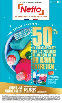 Netto couverture de brochure