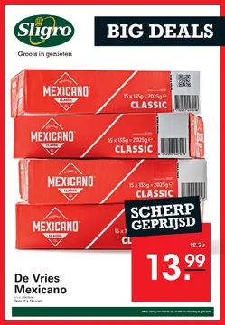 Sligro folder voorblad
