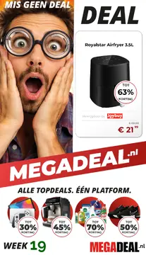 MegaDeal folder voorblad