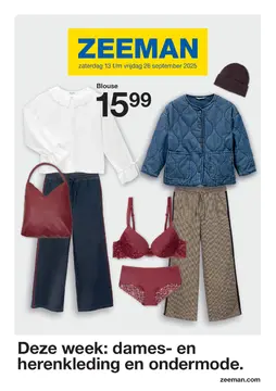 Zeeman folder voorblad