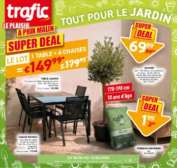 Trafic couverture de brochure