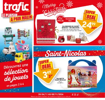 Trafic couverture de brochure