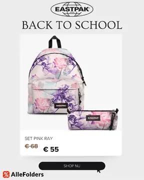 Eastpak folder voorblad