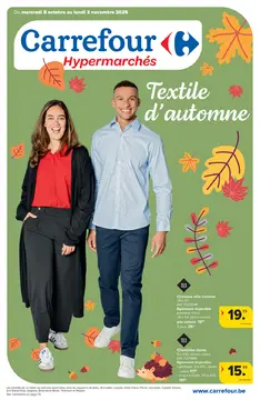 Carrefour couverture de brochure