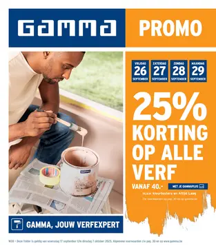GAMMA folder voorblad