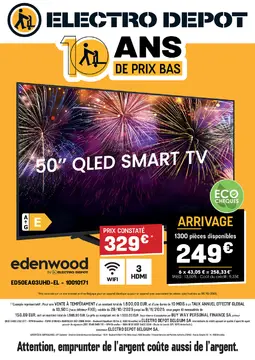 Electro Depot couverture de brochure