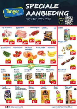 Tanger Markt folder voorblad