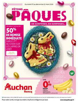 Auchan Roncq folder voorblad