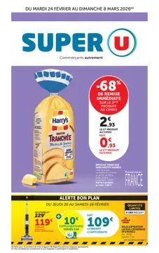Super U couverture de brochure