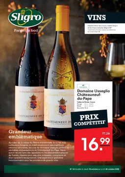 Sligro couverture de brochure
