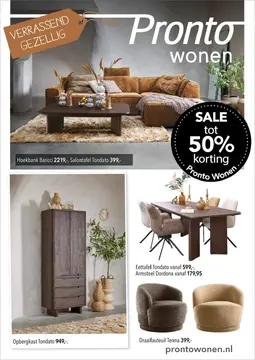 Pronto Wonen folder voorblad