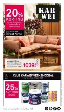 Karwei folder voorblad