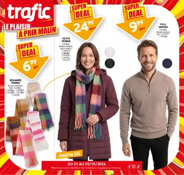 Trafic couverture de brochure