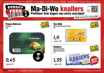 Budget Food folder voorblad