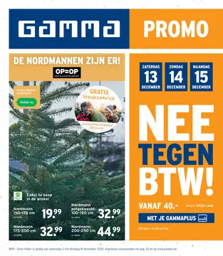 GAMMA folder voorblad