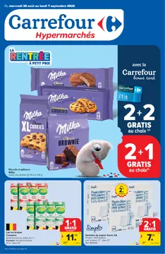 Carrefour couverture de brochure