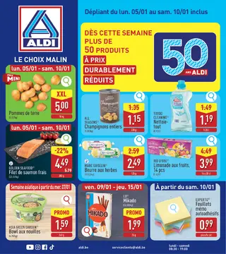 ALDI couverture de brochure
