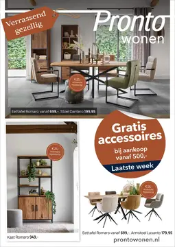 Pronto Wonen folder voorblad