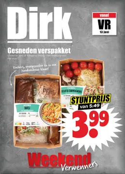 Dirk weekendverwenners folder voorblad