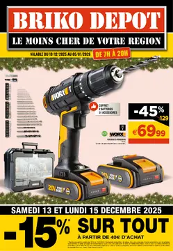 Briko Depot couverture de brochure