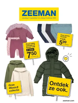 Zeeman folder voorblad