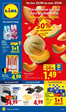 Lidl couverture de brochure