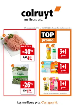 Colruyt couverture de brochure