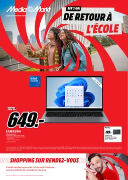 MediaMarkt couverture de brochure