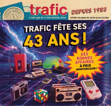 Trafic couverture de brochure