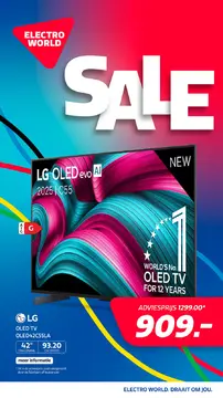 Electro World folder voorblad