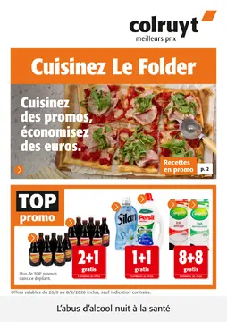 Colruyt couverture de brochure