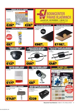 Bouwcenter Frans Vlaeminck folder voorblad