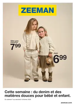 Zeeman couverture de brochure