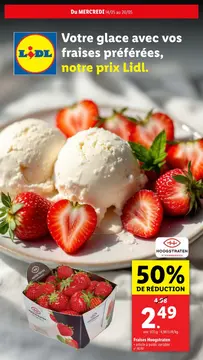 Lidl couverture de brochure