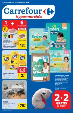 Carrefour couverture de brochure