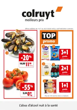 Colruyt couverture de brochure
