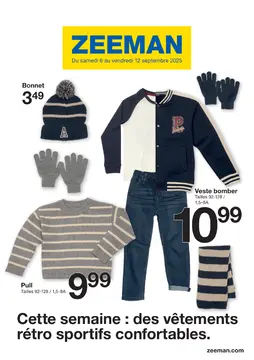 Zeeman couverture de brochure