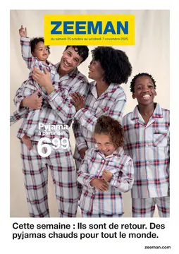 Zeeman couverture de brochure