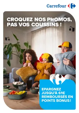 Carrefour couverture de brochure